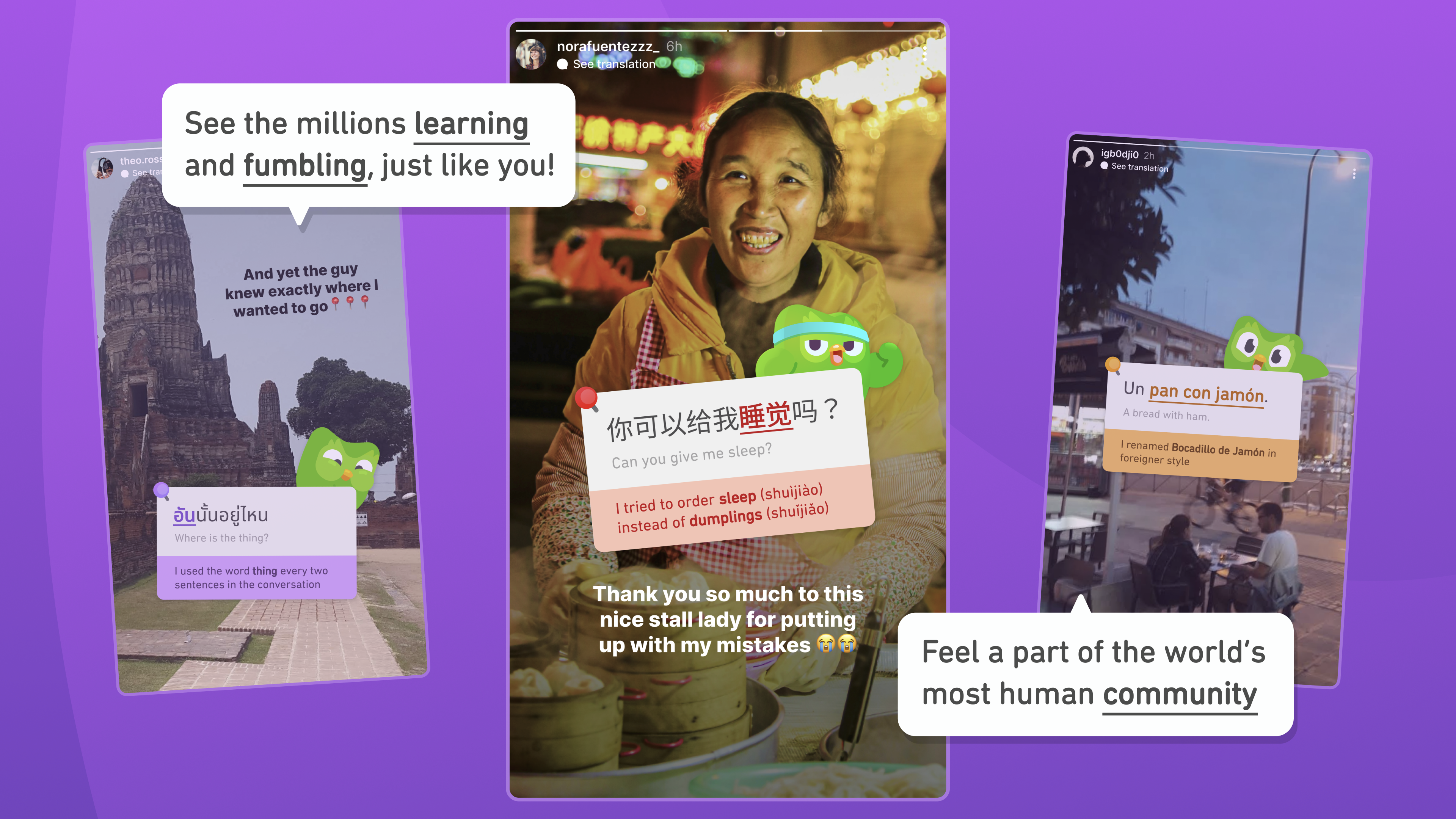 See the millions learning and fumbling, just like you. Feel a part of the world's most human community.